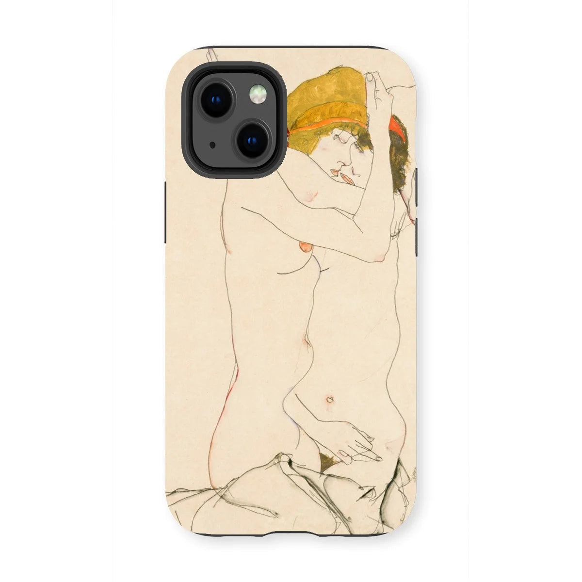 Two Nude Women Embracing - Egon Schiele Iphone Case 13 Mini / Matte Mobile Phone Cases