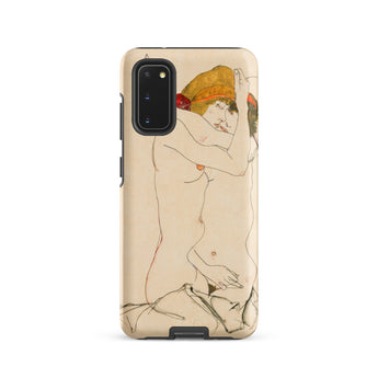 Two Nude Women Embracing - Egon Schiele Samsung Case, Galaxy S20 / Matte, Phone Case Nude Art Print