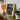 Vibrant Orange Glass Table Lamp Fluted Base Rounded Charles Demuth, Two Sailors, Stages, Art, Print, Sailor Turns, Chin Dropped