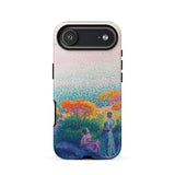 Two Women by the Shore - Henri Edmond Cross Phone Case Iphone 17 Air / Gloss Vibrant Pointillist-style Painting Figures Outdoor, Afternoon
