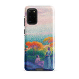 Two Women by the Shore - Henri Edmond Cross Phone Case Samsung Galaxy S20 Plus / Gloss Vibrant Impressionistic Painting Figures Outdoor,
