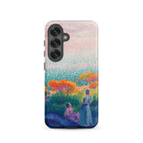 Two Women by the Shore - Henri Edmond Cross Phone Case, Samsung Galaxy S25 / Matte, Mobile Cases, Toby Leon