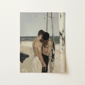 Undertow - Cruising Gay Erotica Art Print / Canvas, Cruising Gay Erotica, Erotica Art Print, Gay Erotica Art