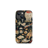 Underworld Chinoiserie - Auguste Racinet Iphone Case, 13 Mini / Matte, Patterned Iphone Case