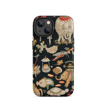 Underworld Chinoiserie - Auguste Racinet Iphone Case, 14 / Matte, Patterned Phone Case
