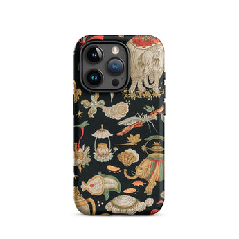 Underworld Chinoiserie - Auguste Racinet Iphone Case, 15 Pro / Matte, Patterned Phone Case