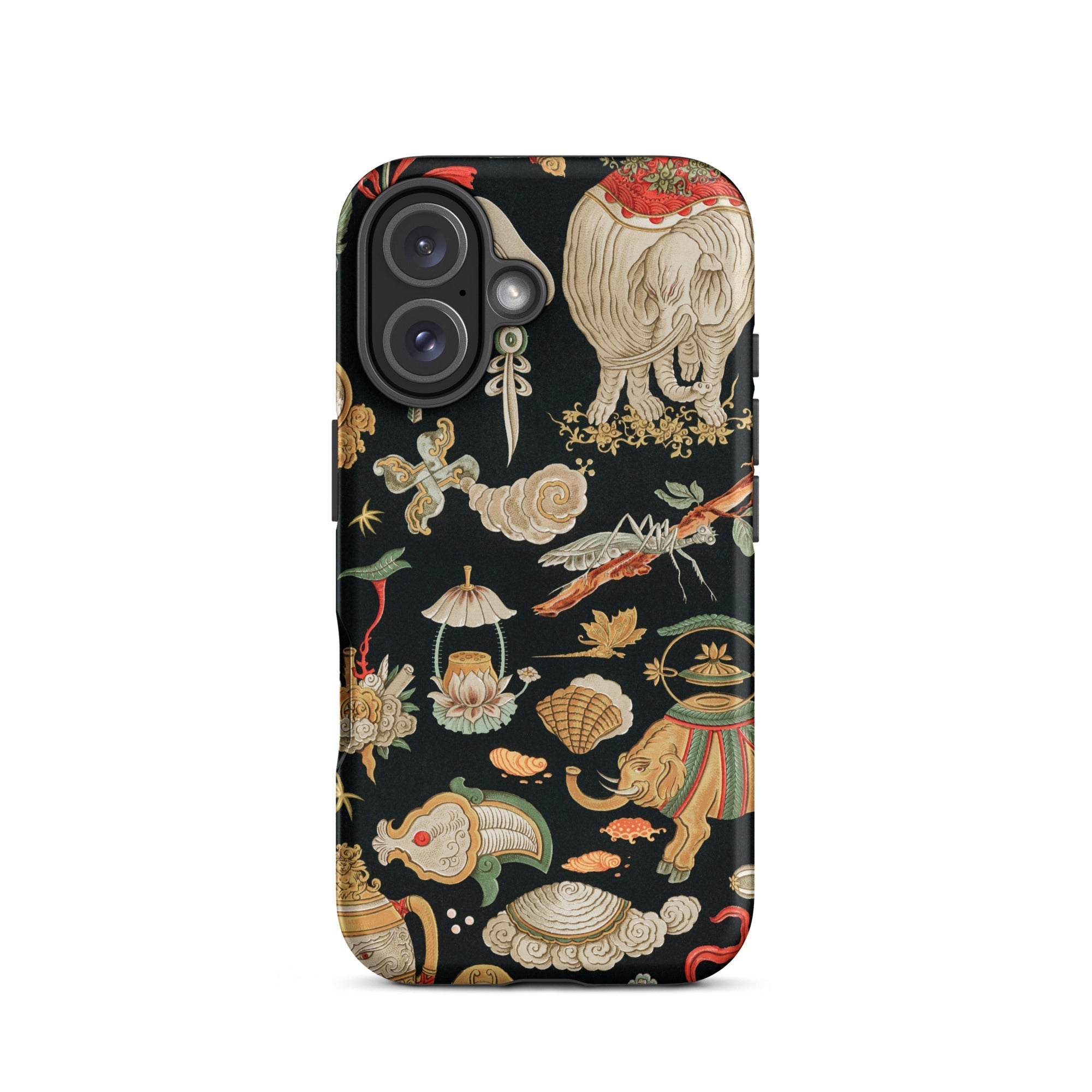 Underworld Chinoiserie Auguste Racinet Iphone Case, 16 / Matte, Patterned Phone Case