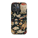 Underworld Chinoiserie - Auguste Racinet Iphone Case, 16 Pro Max / Matte, Patterned Iphone Case
