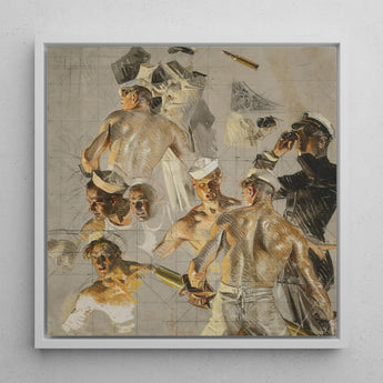Us Navy Sailors - J.c. Leyendecker Art Print / Canvas Prints