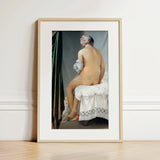 Valpincon Bather - Jean Auguste Dominique Ingres Art Print / Canvas, 12x18’’ / 31x46cm / Natural Frame / Matboard, Posters Prints & Visual