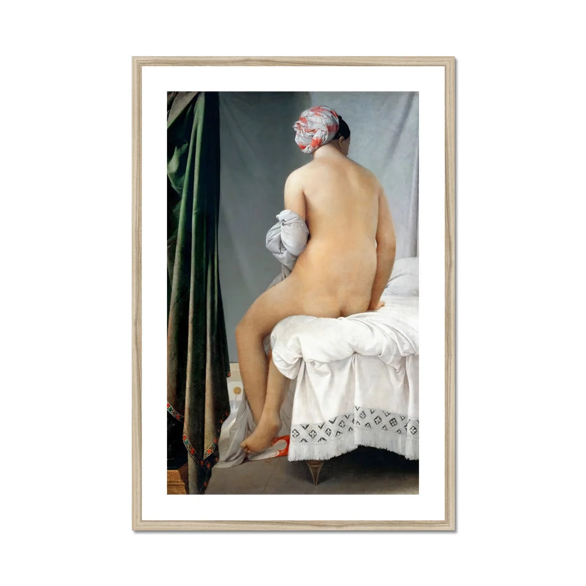 Valpincon Bather - Jean Auguste Dominique Ingres Art Print