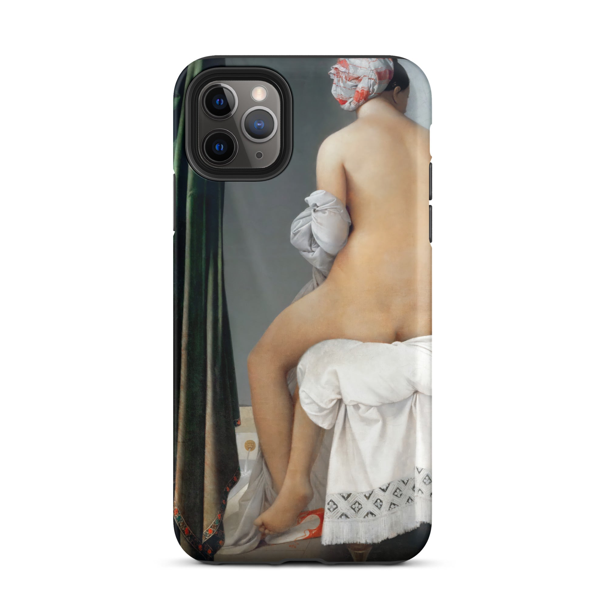 Valpincon Bather Jean Auguste Dominique Ingres Iphone Case, 11 Pro Max / Matte, Phone Case Nude Woman Painting