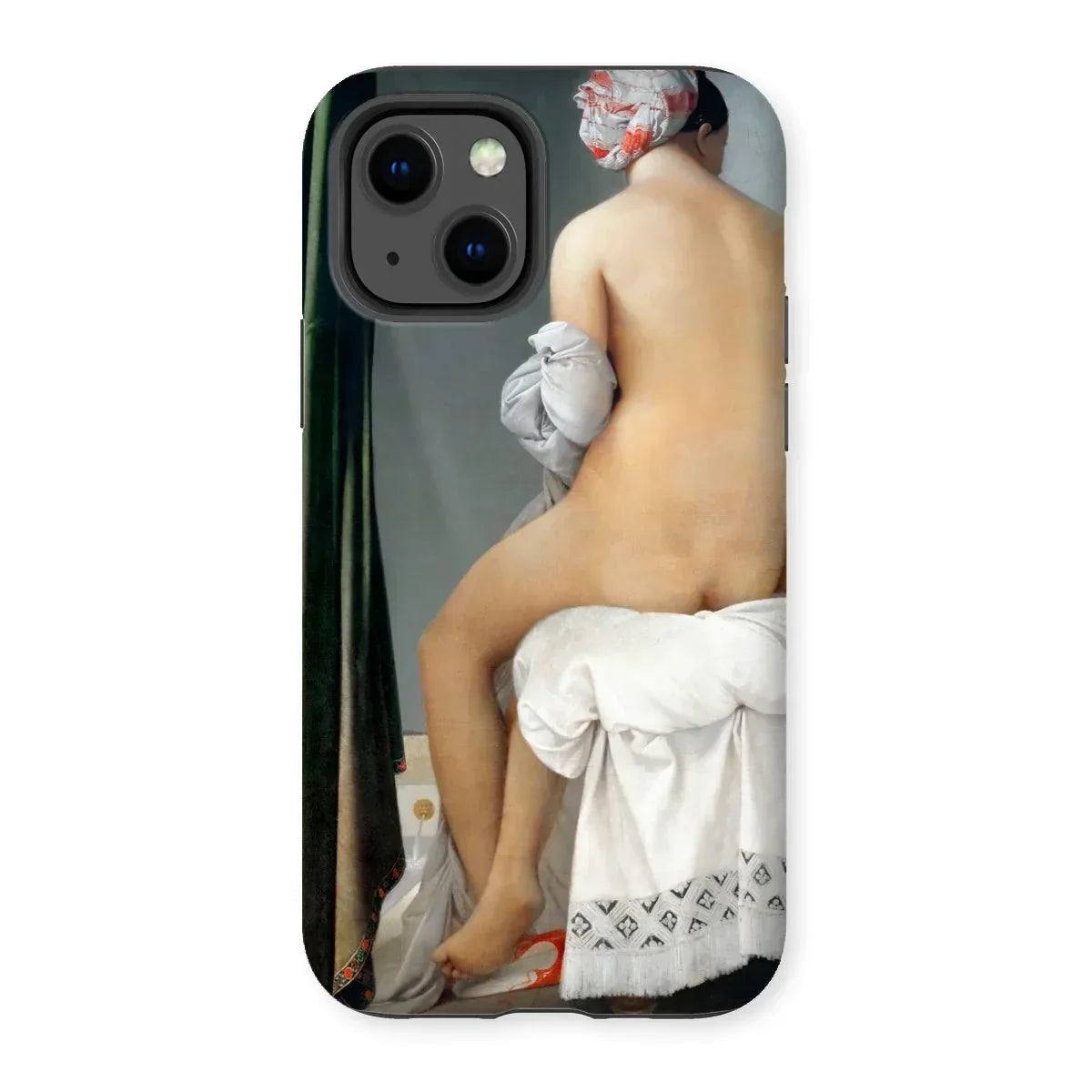 Valpincon Bather - Jean Auguste Dominique Ingres Iphone Case, 13 / Matte, Phone Case Classical Nude Painting Design