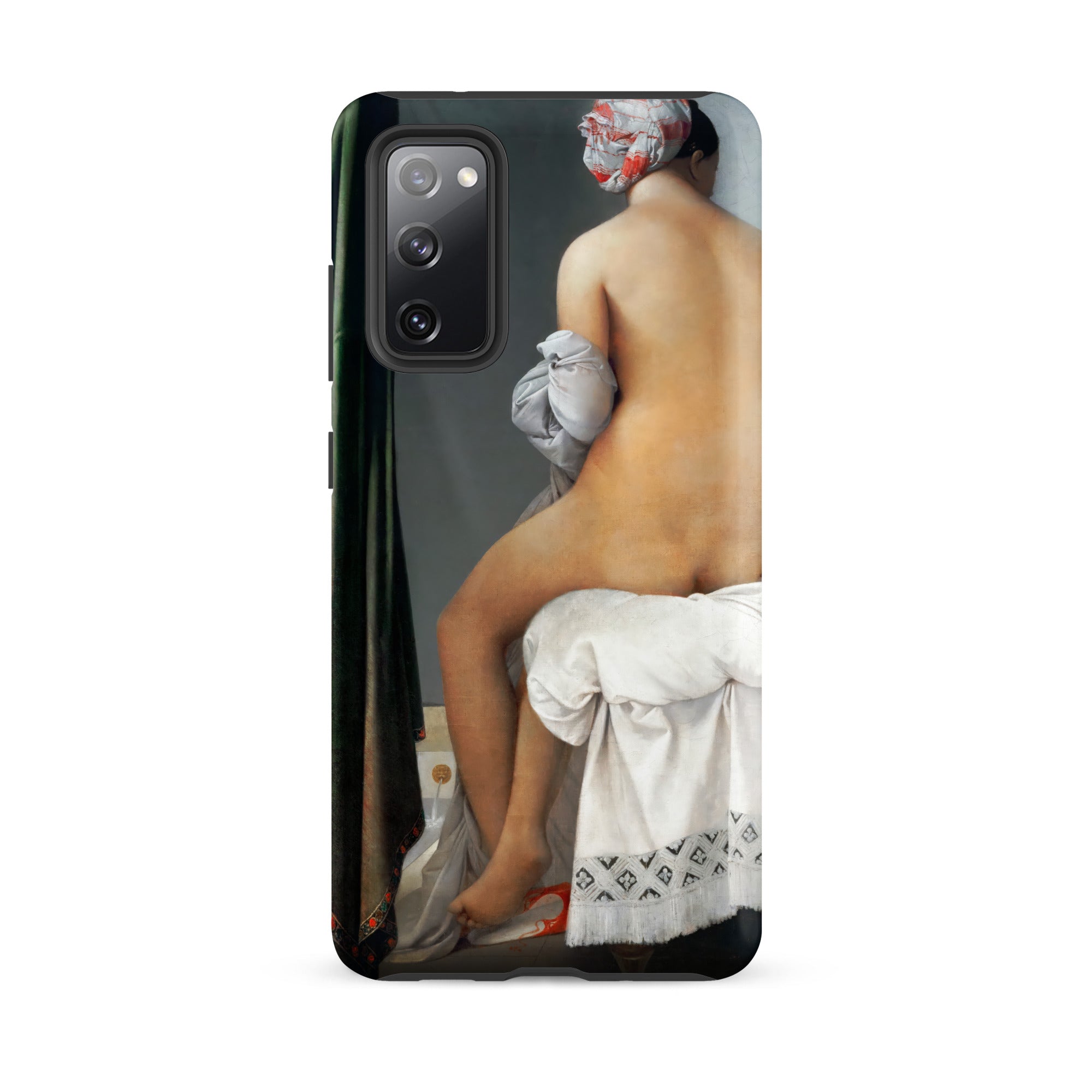 Valpincon Bather Jean Auguste Dominique Ingres Samsung Case, Galaxy S20 Fe / Matte, Smartphone Case Classical Painting Seated Nude Figure