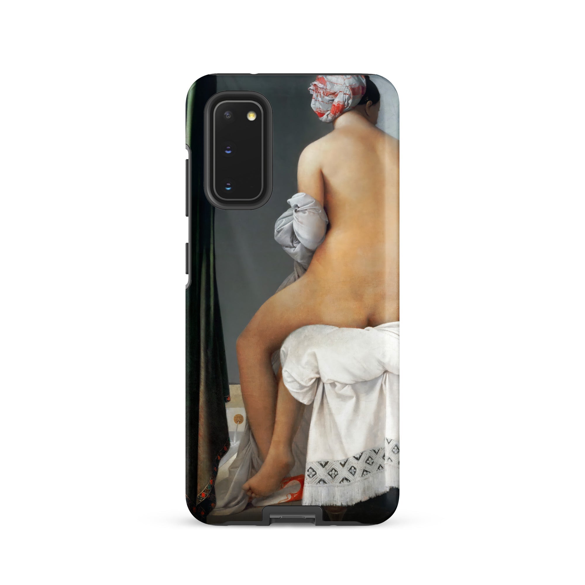 Valpincon Bather Jean Auguste Dominique Ingres Samsung Case, Galaxy S20 / Matte, Black Smartphone Case Printed Classical Painting Nude