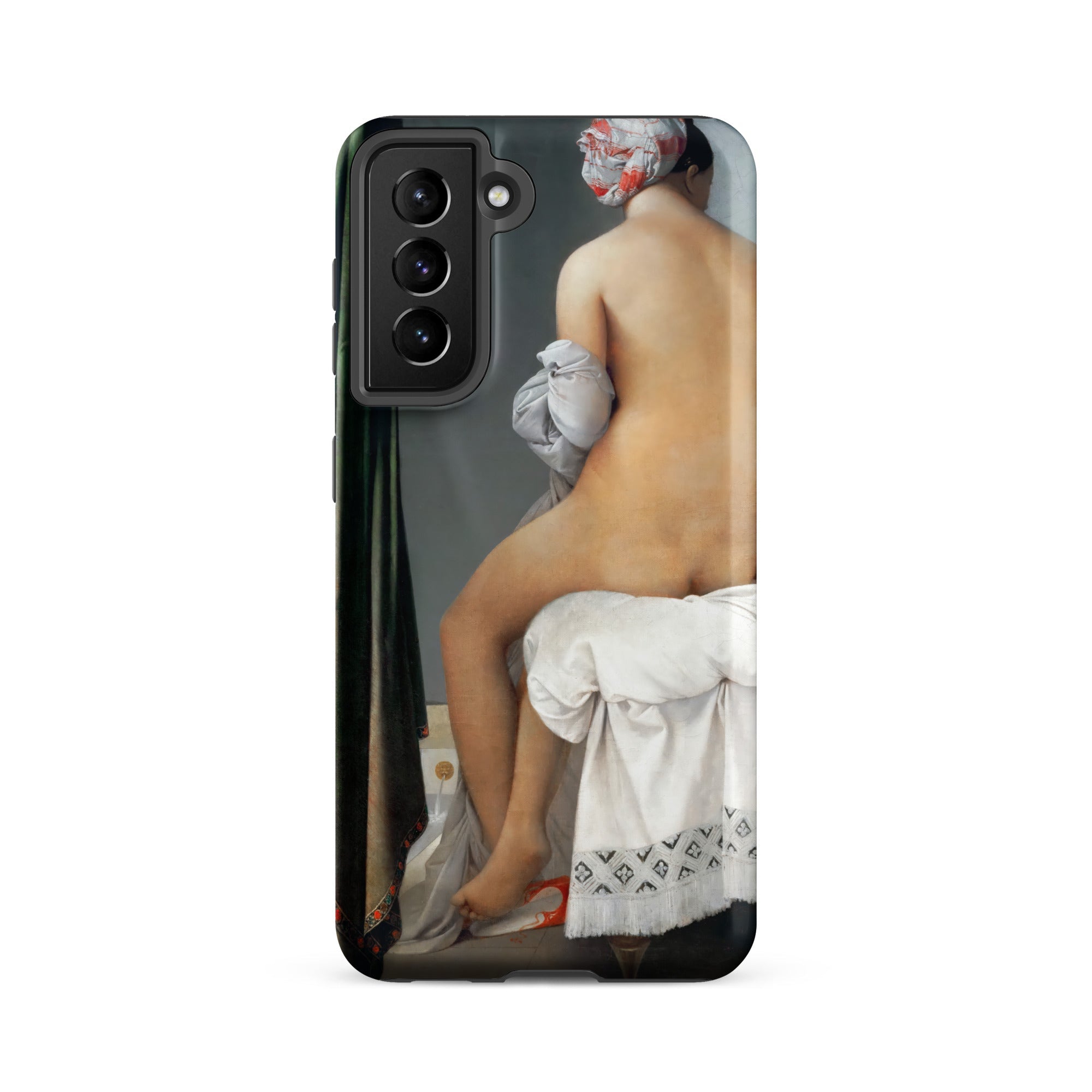 Valpincon Bather Jean Auguste Dominique Ingres Samsung Case, Galaxy S21 Fe / Matte, Smartphone Case Classical Nude Painting