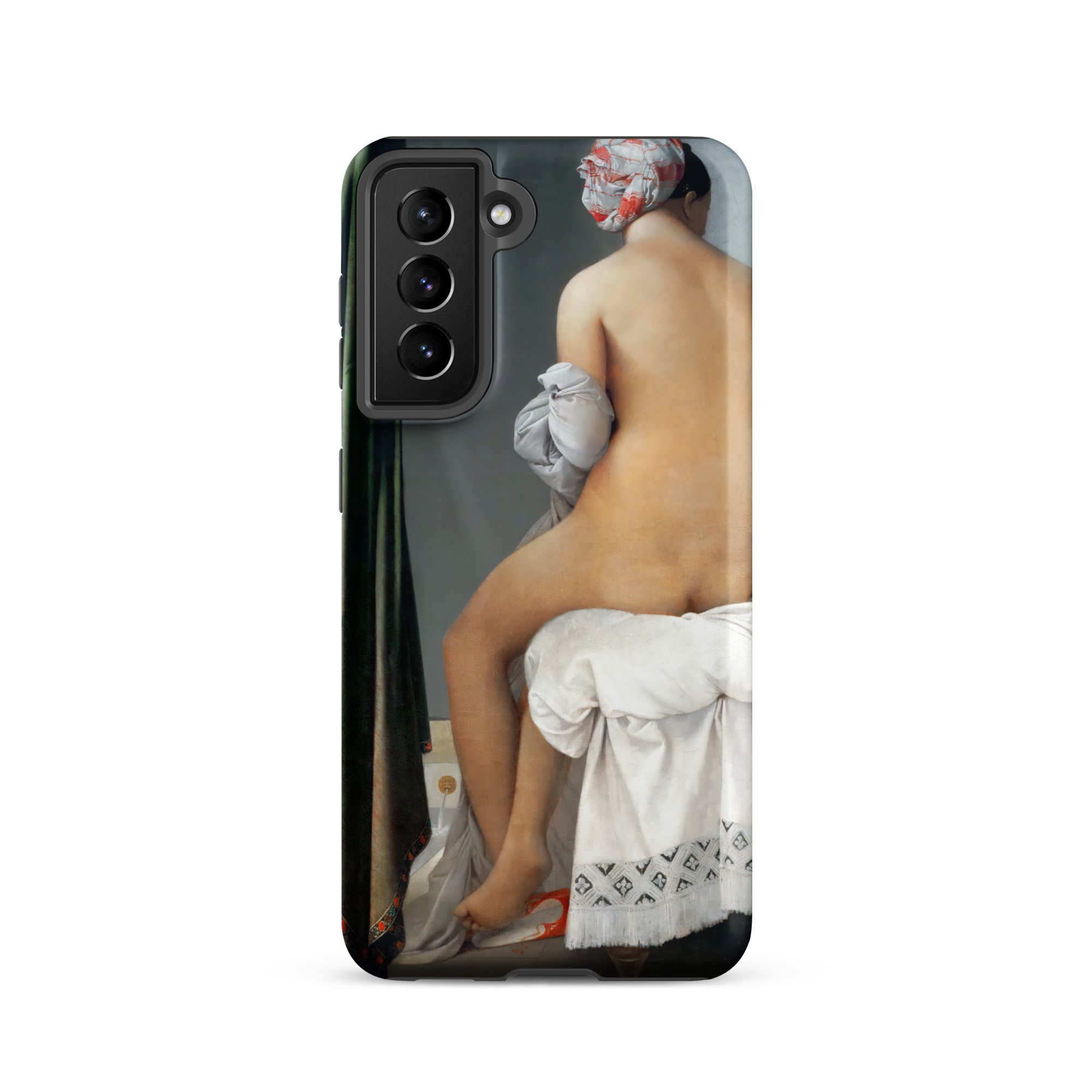 Valpincon Bather Jean Auguste Dominique Ingres Samsung Case, Galaxy S21 / Matte, Smartphone Case Classical Painting Nude Figure