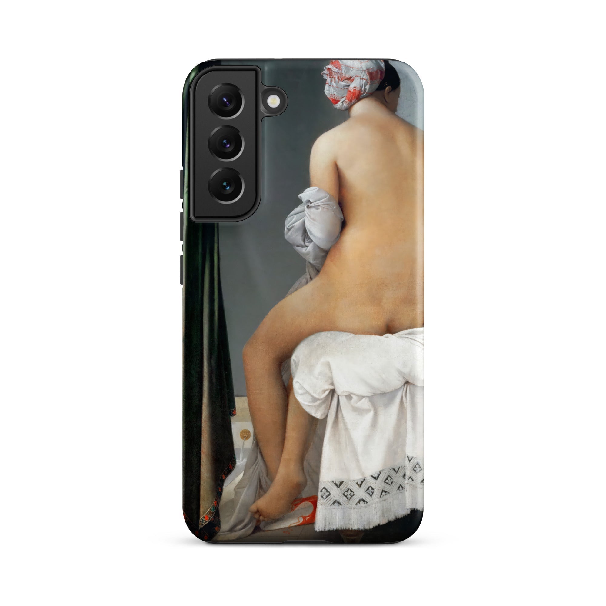 Valpincon Bather Jean Auguste Dominique Ingres Samsung Case, Galaxy S22 Plus / Matte, Smartphone Case Classical Painting Seated Nude Figure