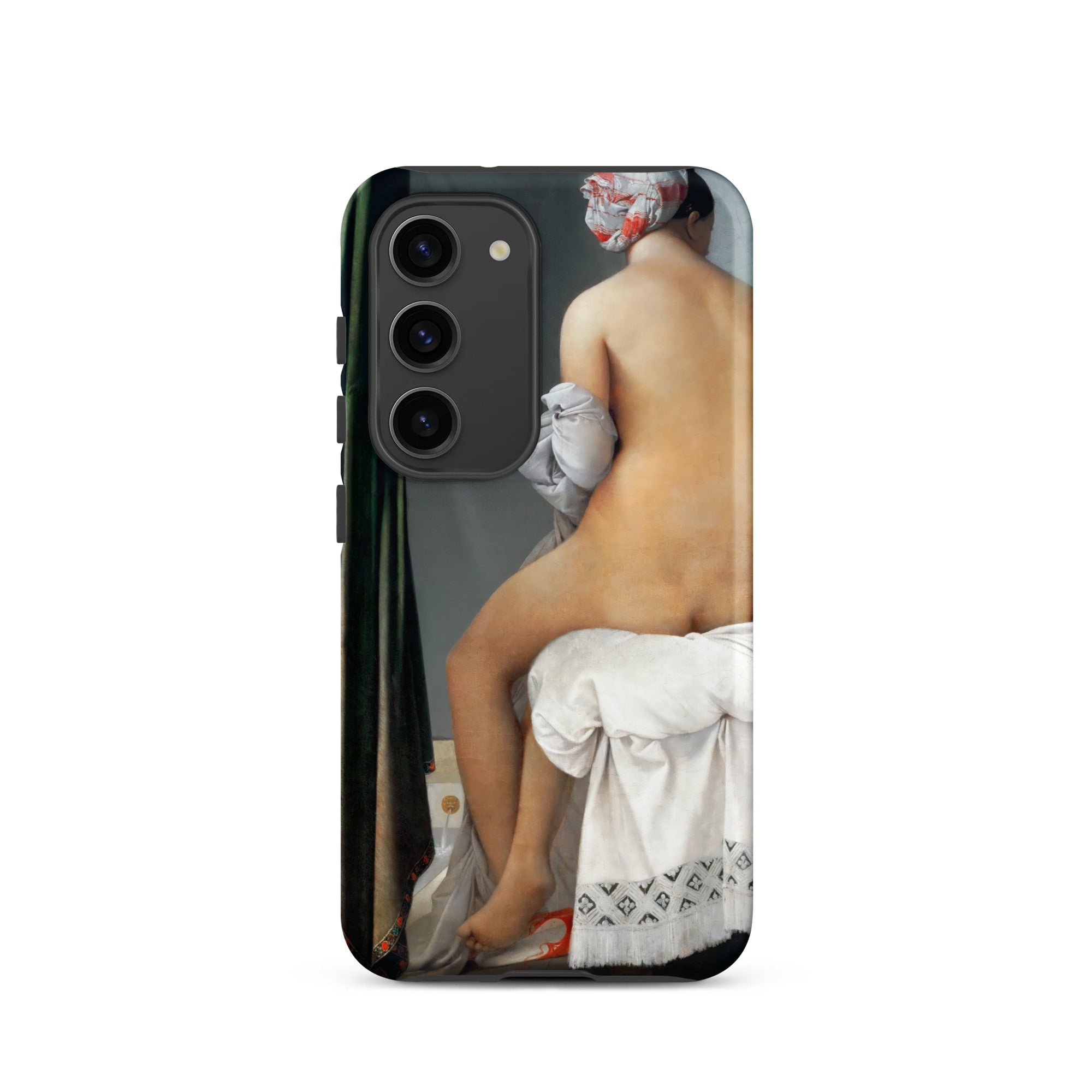 Valpincon Bather Jean Auguste Dominique Ingres Samsung Case, Galaxy S23 / Matte, Phone Case Classical Painting Seated Nude Woman Viewed