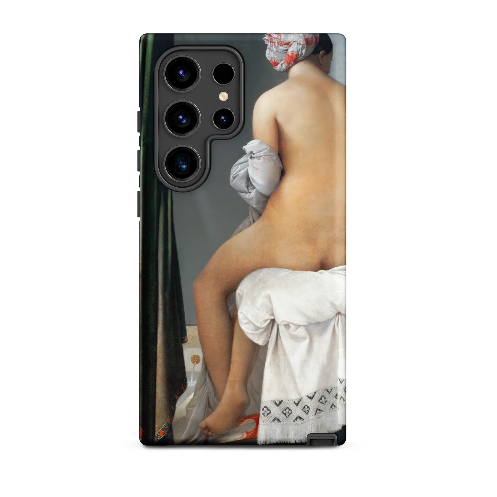 Valpincon Bather Jean Auguste Dominique Ingres Samsung Case, Galaxy S24 Ultra / Matte, Smartphone Case Classical Painting Nude Figure