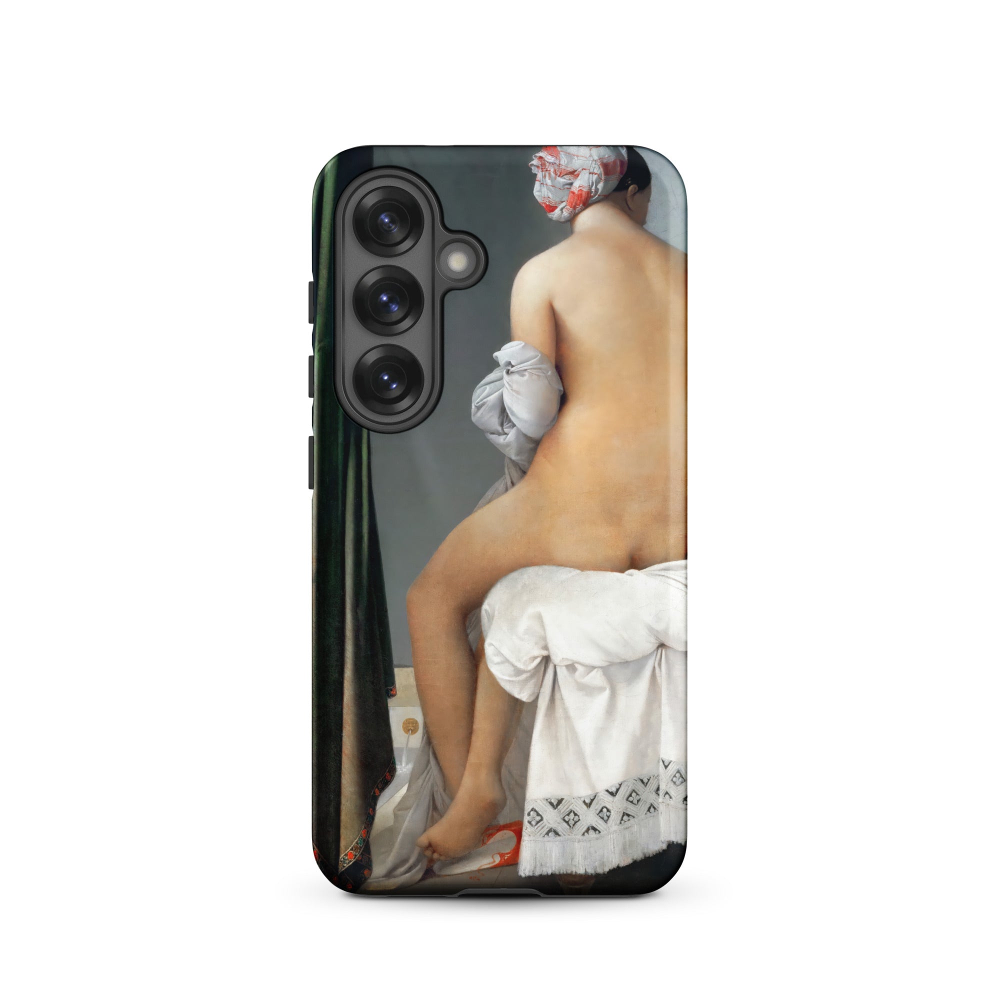 Valpincon Bather Jean Auguste Dominique Ingres Samsung Case, Galaxy S25 / Matte, Phone Case Classical Painting Seated Nude Figure