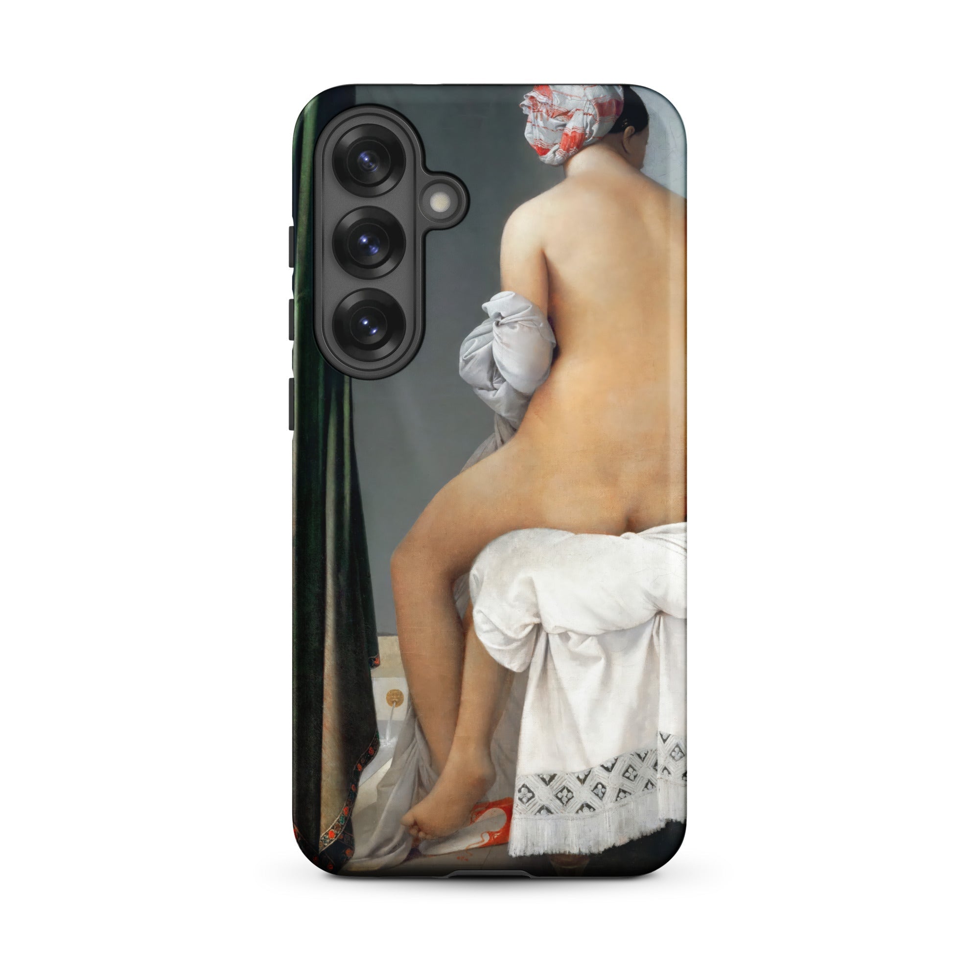 Valpincon Bather Jean Auguste Dominique Ingres Samsung Case, Galaxy S25 Plus / Matte, Smartphone Case Classical Painting Seated Nude Woman