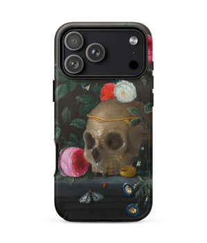 Iphone 17 Pro Max / Matte Vanitas Still Life - Jan Van Kessel Phone Case, Arranges, Skull Balancing