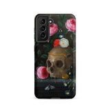 Vanitas Still Life - Jan Van Kessel Phone Case Samsung Galaxy S21 / Matte Phone Case Dark Classical Life Painting Central Skull Jan Kessel,