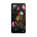Vanitas Still Life - Jan Van Kessel Samsung Case, Galaxy S20 Fe / Matte, Black Smartphone Case Still-life Painting Skull Roses