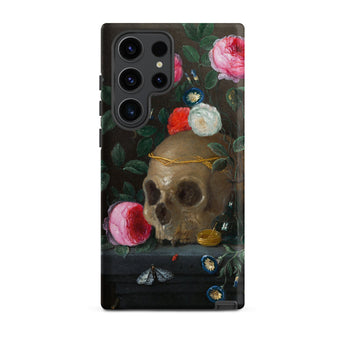 Vanitas Still Life - Jan Van Kessel Samsung Case, Galaxy S23 Ultra / Matte, Smartphone Case Dark Vanitas Life Painting