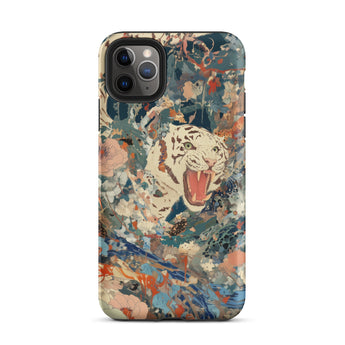 Velvet Rogue - Surreal White Tiger Art Iphone Case, 11 Pro Max / Matte, Tiger-themed Phone Case