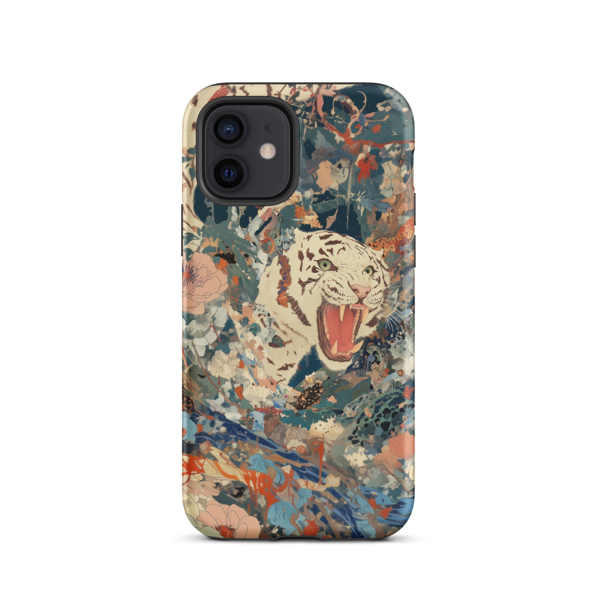 Velvet Rogue Surreal White Tiger Art Iphone Case, 12 / Matte, Tiger Themed Phone Case