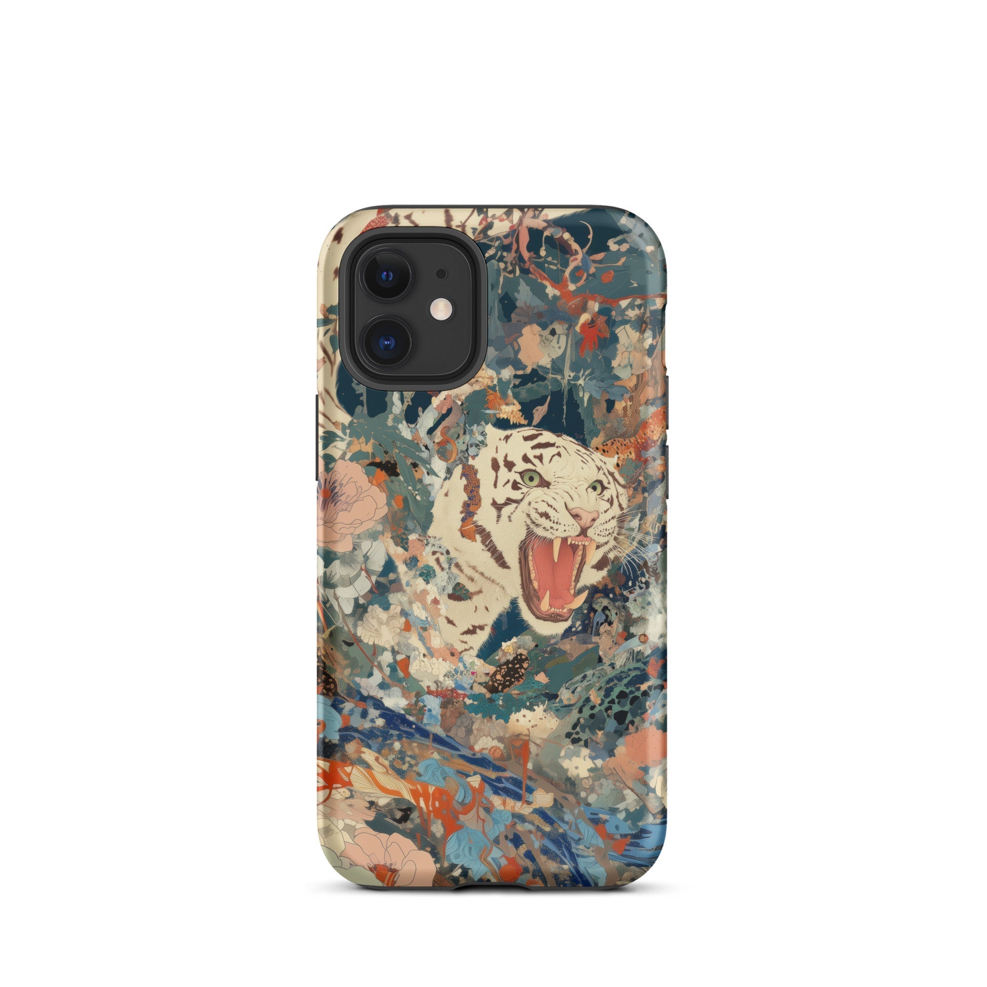 Velvet Rogue Surreal White Tiger Art Iphone Case, 12 Mini / Matte, Tiger Themed Iphone Case
