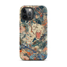 Velvet Rogue Surreal White Tiger Art Iphone Case, 12 Pro Max / Matte, Tiger Themed Iphone Case