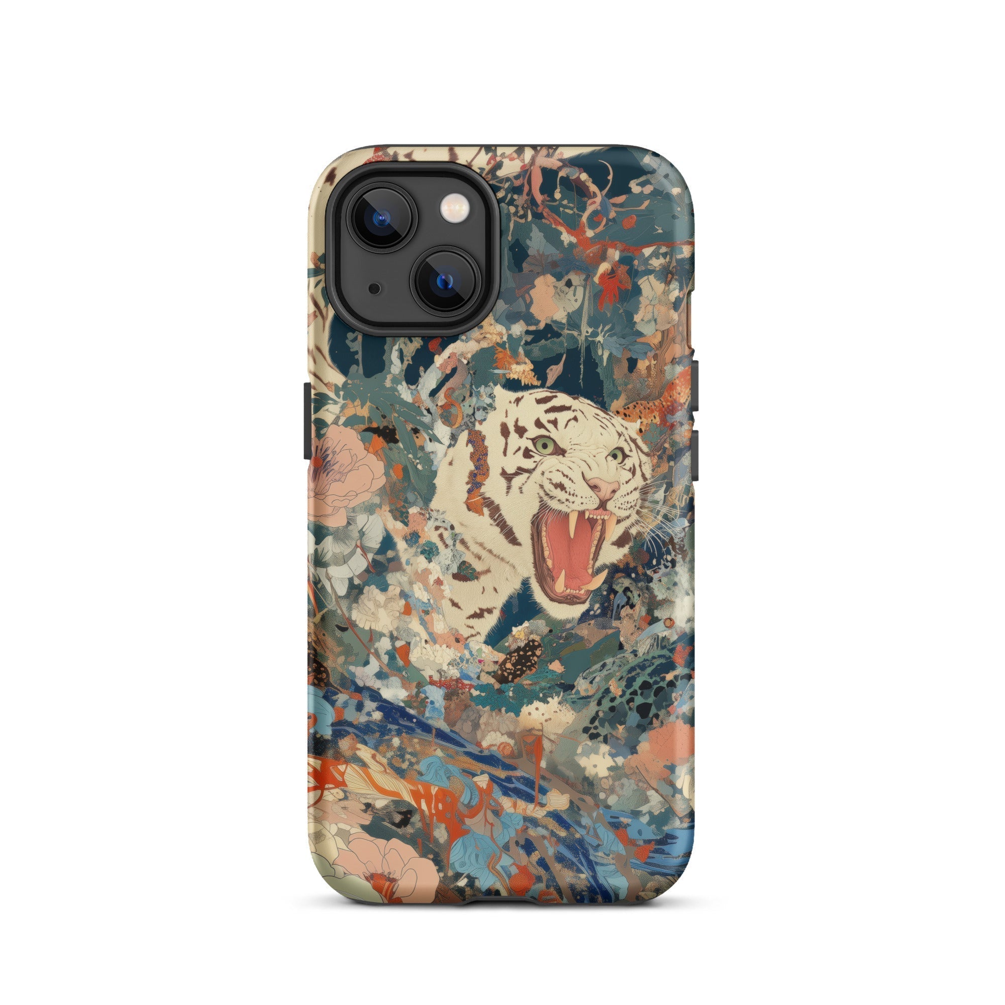 Velvet Rogue Surreal White Tiger Art Iphone Case, 13 / Matte, Tiger Themed Iphone Case