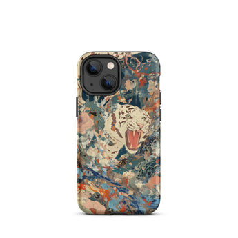 Velvet Rogue - Surreal White Tiger Art Iphone Case, 13 Mini / Matte, Tiger-themed Iphone Case