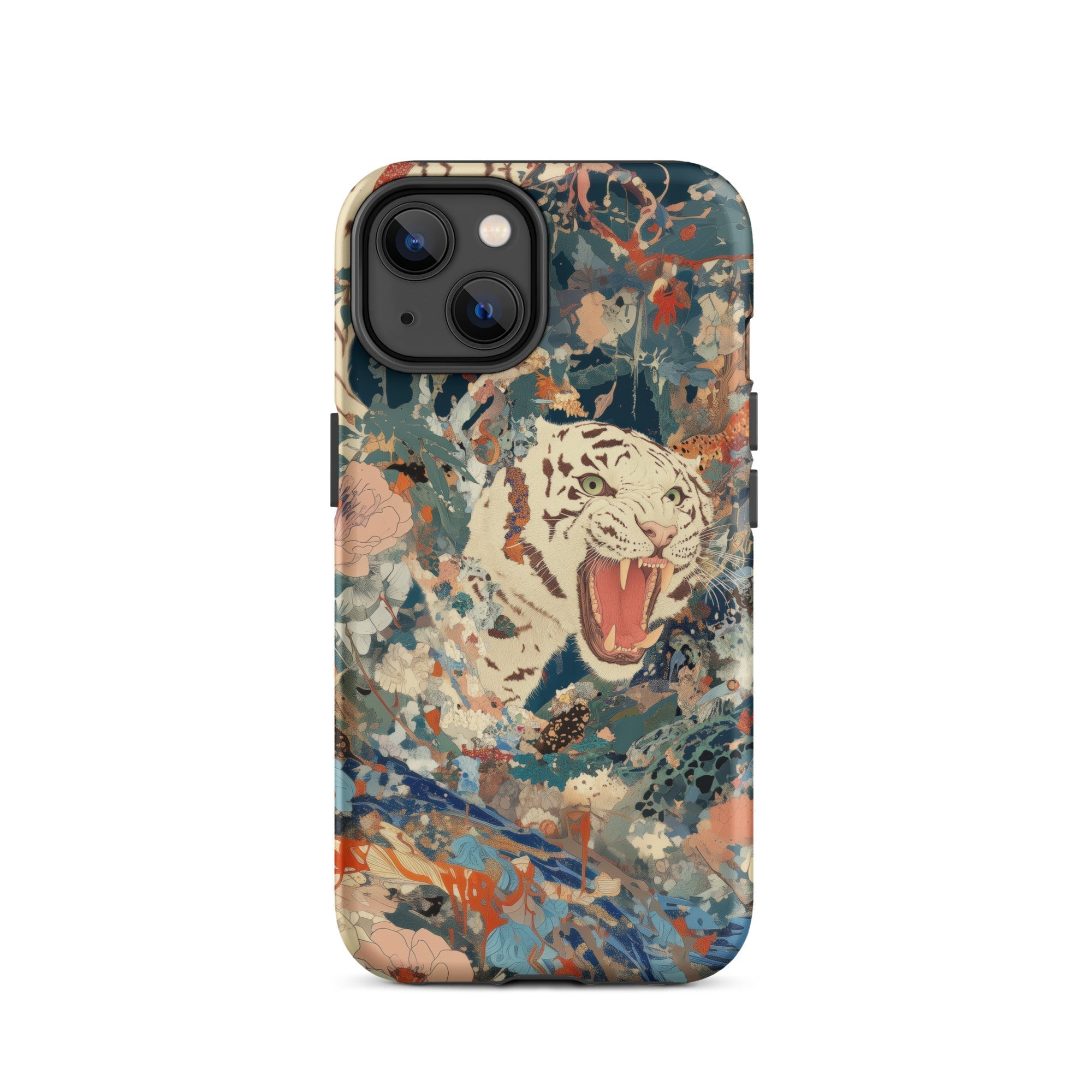 Velvet Rogue Surreal White Tiger Art Iphone Case, 14 / Matte, Tiger Themed Iphone Case