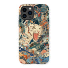 Velvet Rogue - Surreal White Tiger Art Iphone Case, 14 Pro / Matte, Tiger-themed Phone Case