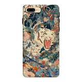 Velvet Rogue - Surreal White Tiger Art Iphone Case, 8 Plus / Matte, Tiger-themed Phone Case