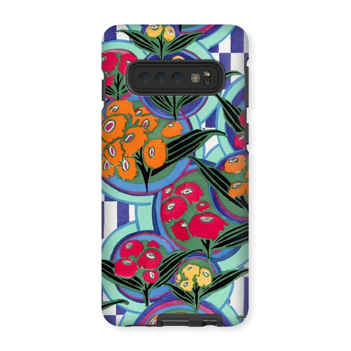 Vibrant Floral Aesthetic Art Phone Case - E.a. Séguy - Samsung Galaxy S10 / Matte - Mobile Phone Cases - Aesthetic Art