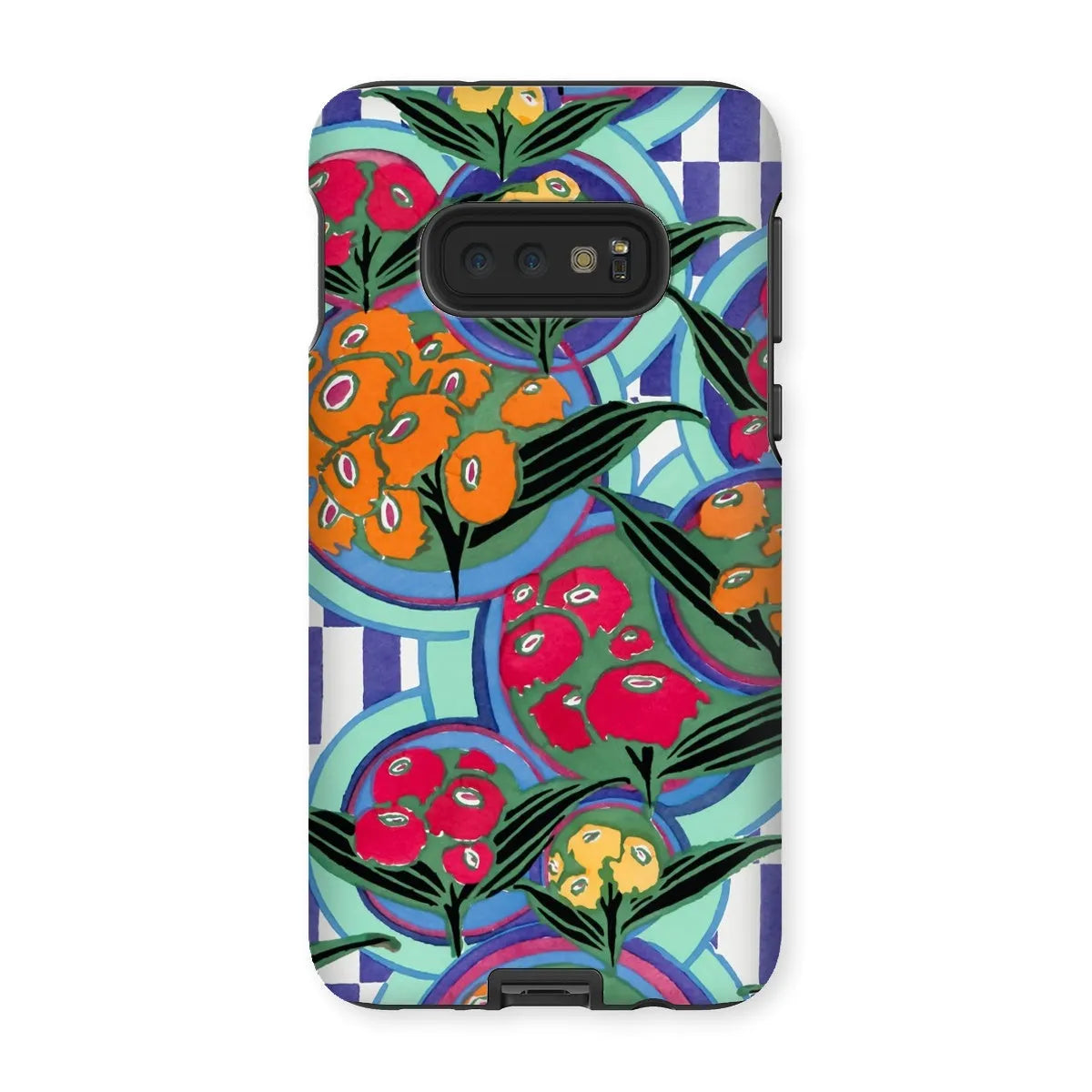 Vibrant Floral Aesthetic Art Phone Case - E.a. Séguy - Samsung Galaxy S10e / Matte - Mobile Phone Cases - Aesthetic Art