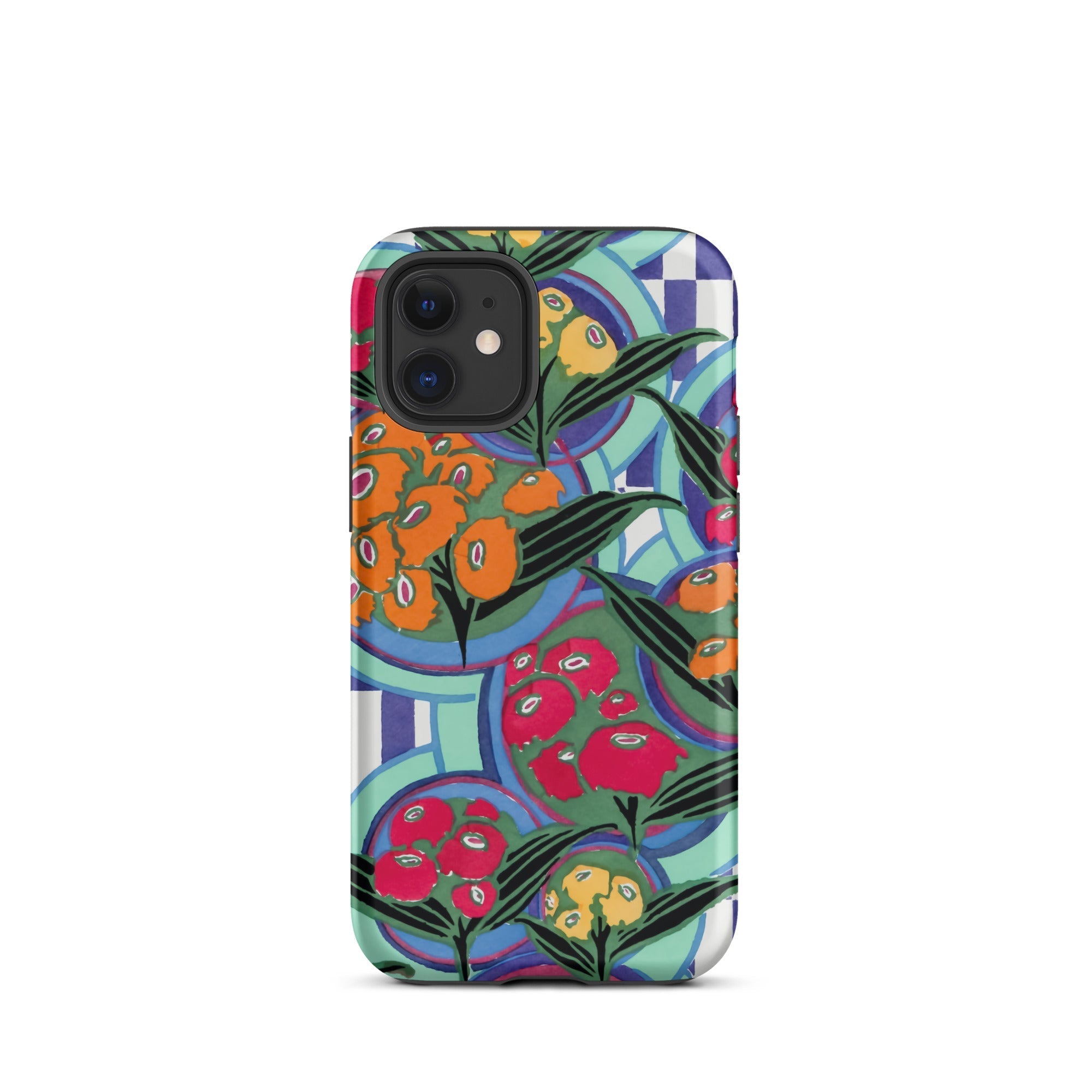 Vibrant Floral Aesthetic E.a. Séguy Iphone Case, 12 Mini / Matte, Floral Patterned Phone Case