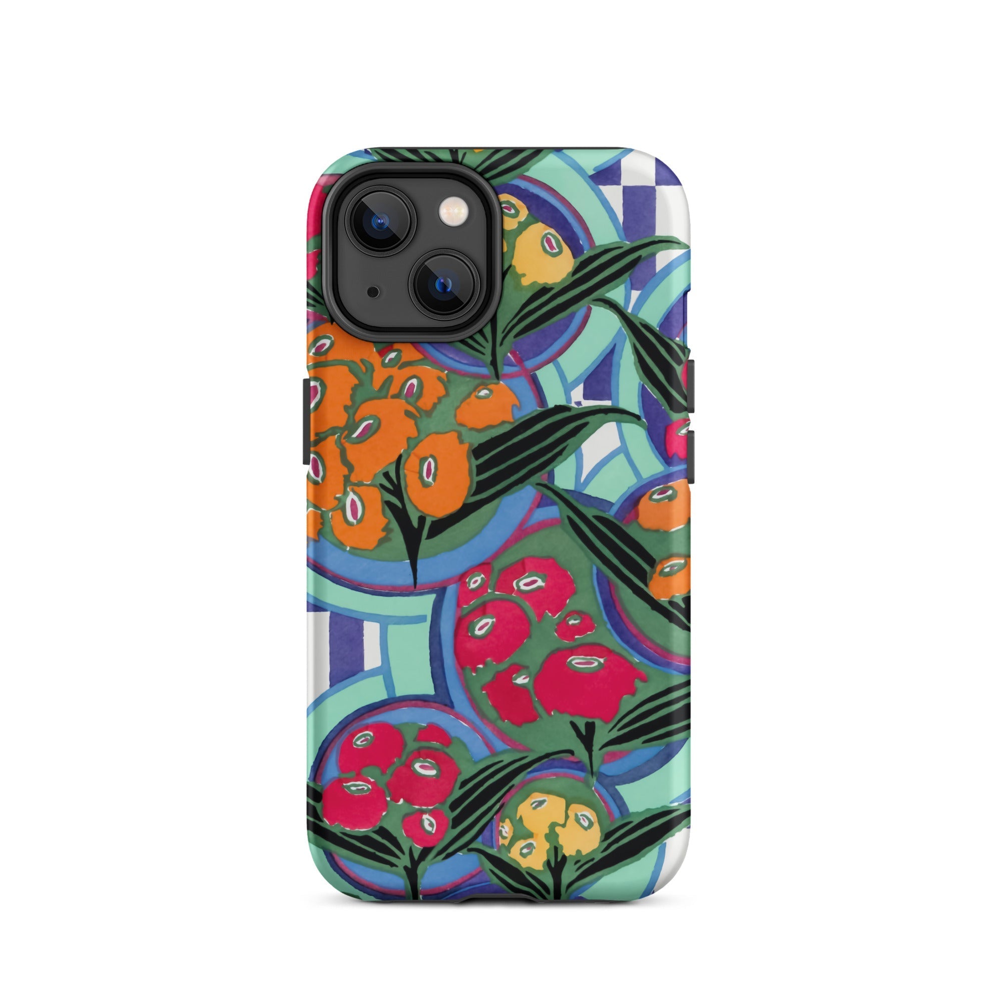 Vibrant Floral Aesthetic E.a. Séguy Iphone Case, 14 / Matte, Floral Patterned Phone Case