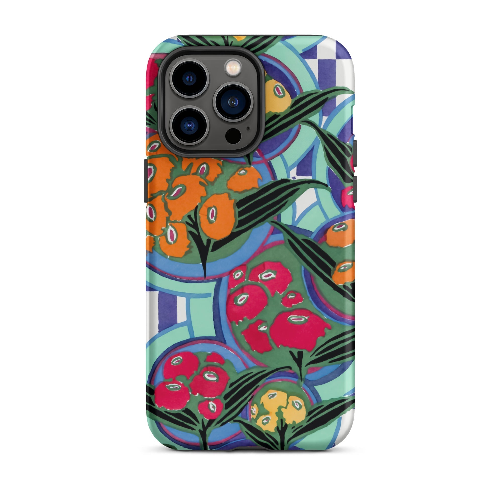 Vibrant Floral Aesthetic E.a. Séguy Iphone Case, 14 Pro Max / Matte, Floral Patterned Phone Case