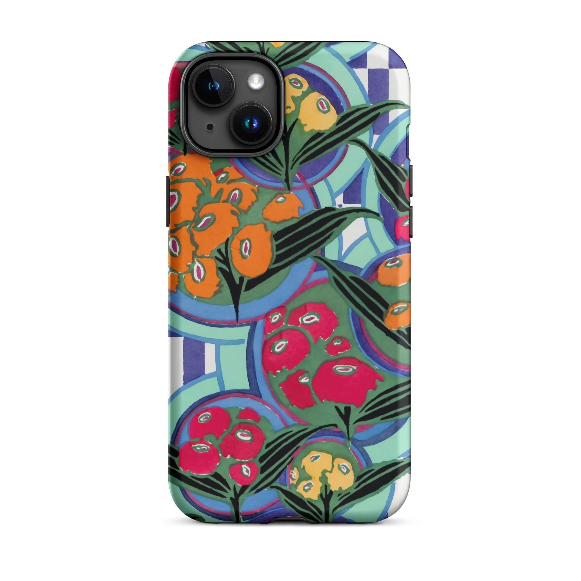 Vibrant Floral Aesthetic E.a. Séguy Iphone Case, 15 Plus / Matte, Floral Patterned Phone Case