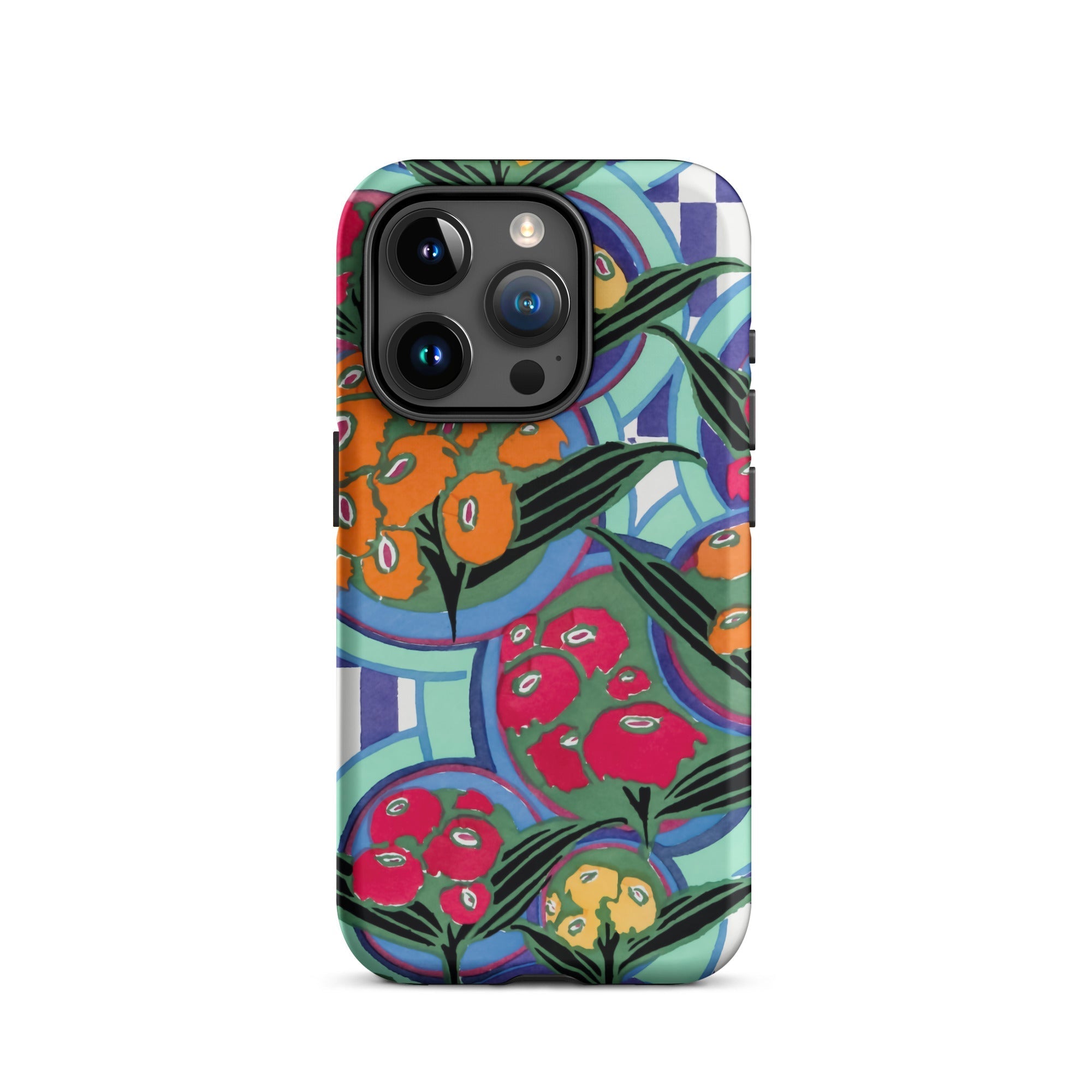 Vibrant Floral Aesthetic E.a. Séguy Iphone Case, 15 Pro / Matte, Floral Patterned Phone Case