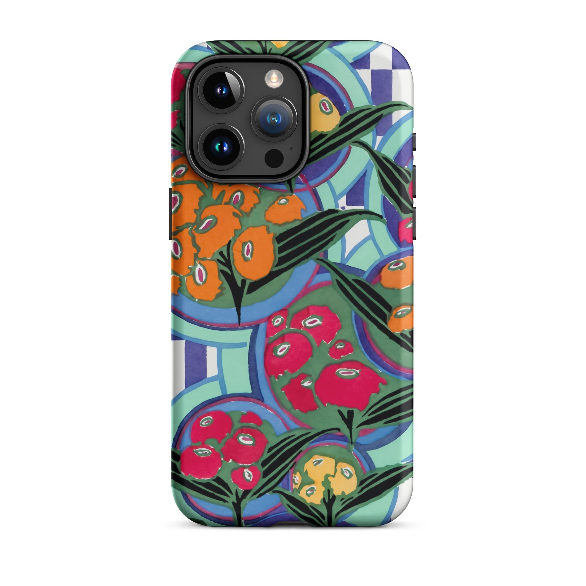 Vibrant Floral Aesthetic E.a. Séguy Iphone Case, 15 Pro Max / Matte, Floral Patterned Phone Case