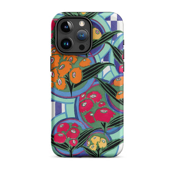 Vibrant Floral Aesthetic - E.a. Séguy Iphone Case, 15 Pro Max / Matte, Floral Patterned Phone Case