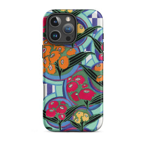 Vibrant Floral Aesthetic - E.a. Séguy Iphone Case, 16 Pro Max / Matte, Floral Patterned Phone Case