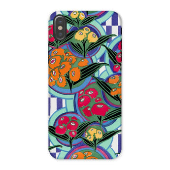 Vibrant Floral Aesthetic - E.a. Séguy Iphone Case, x / Matte, Colorful Abstract Floral Patterned Phone Case Vibrant Fruits